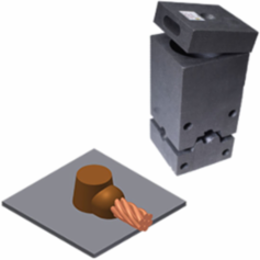 Exothermic Mold for 2/0 Stranded Steel, Graphite Material, 4 lb Weight