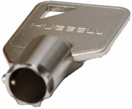 Industrial Grade Locking Switch Key Barrel Style - 0.800 Inch Width, 100 EA Case Quantity