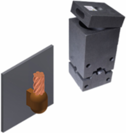 Exothermic Mold 1-1/2 to 4 Inch Vertical Pipe, Graphite Material