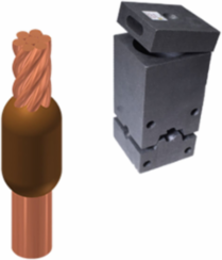 Exothermic Mold for 4/0 Stranded Run to 5/8 Inch Ground Rod, Graphite