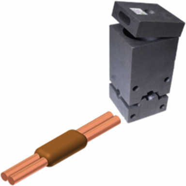 Exothermic Mold for #6 Stranded Steel Wire, Graphite Construction