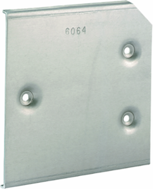 Mounting Pan, 4.5 x 4 Inch, 0.25 Inch Thick, Aluminum for GRE Enclosure