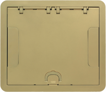 CFB6G & CFB10G Rectangular Surface Cover Assembly, 6-10 Gang, Brass Powder Coat