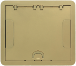 CFB6G & CFB10G Rectangular Surface Cover Assembly, 6-10 Gang, Brass Powder Coat