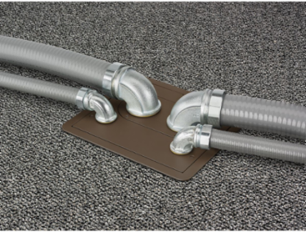SystemOne Recessed Floor Box Cover, Rectangle, 14.6 x 10 Inch, Cast Aluminum