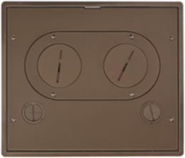 SystemOne Recessed Floor Box Cover, 3.800x15.600x14.700 Inch, Cast Aluminum