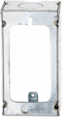 Welded Handy Box 4 in x 2 in, 1-1/2 in Deep, 11.5 cu in Capacity, Eight 1/2 in KO's