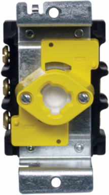 Industrial Grade Manual Motor Controller, 30A 600V AC, Panel Mount Rotary, 3.800 Inch Width