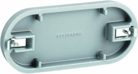 2 Inch Cast Aluminum Conduit Cover, Copper-Free, Powder Coated