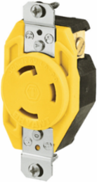 Marine Grade Locking Receptacle, 30A 125V, L5-30R, Screw Terminal, Corrosion Resistant, 3.28 x 1.70 x 1.24 Inch
