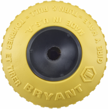 Marine Grade Locking Connector Body, 30A 125V, 2-Pole, Screw Terminal, Yellow