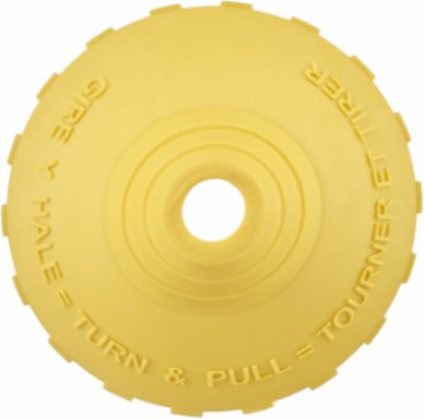 Yellow Short Weatherproofing Boot for 20A and 30A Plugs, 3.700 Inch Width