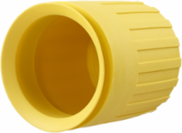 Yellow Short Weatherproofing Boot for 20A and 30A Plugs, 3.700 Inch Width