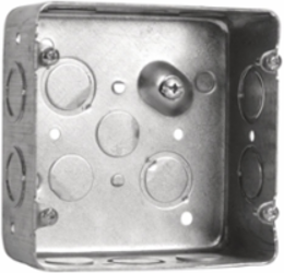 4 ¹¹⁄₁₆" Square Box, 2 ⅛" Deep, ½ & ¾" KO (30-Pack)