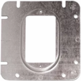 4-11/16 In. Square Cover, Raised Cover 3/16 in., 1.2 Cu. In., One Device Opening (20-Pack)