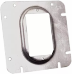 4-11/16 In. Square Cover, Raised Cover 1/2 in., 3.5 Cu. In., One Device Opening (25-Pack)