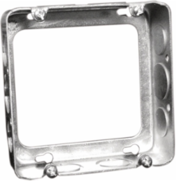 Extension for a 4.69 Inches Square Box, 1.5 Inches Deep, 3 Cubic Inches, With 0.5 Inches Knockout