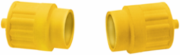 Weatherproof Boot for Midget Devices, 15A, 2-Pole, Yellow, Elastomer, 1.430 Inch Width