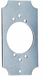 Weatherproof Flanged Inlet Sub Plate 2 Inch 1-Gang Steel