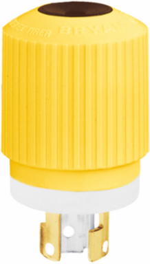 Marine Grade Male Plug 15A 125V/10A 250V 3-Pole 3-Wire Corrosion Resistant 1.53 Inch