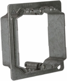 4 Inch Square Adjustable Mud Ring, 2-Gang, Depth Adjustable 1/2 to 1-3/8 Inch