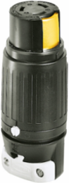 Industrial Female Connector Body, 50A 250V DC/600V AC, 3-Pole, Non-NEMA, Screw Terminal