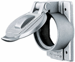 Weatherproof Wallplate Cover, 1-Gang, 50A Locking Opening, Cast Aluminum