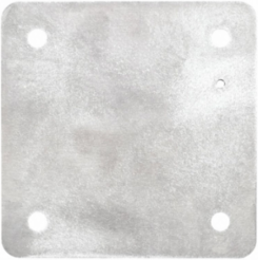 Mounting Pan for EXB-2424 Enclosure, 22.25 Inch x 22.25 Inch x 1/8 Inch Aluminum