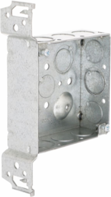 4 Inch Square Welded Box, 1-1/2 Inch Deep, 21.0 cu in Capacity, UL Listed