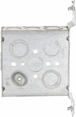 4 Inch Square Welded Box, 1-1/2 Inch Deep, 21.0 cu in Capacity, UL Listed