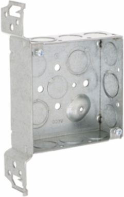 4 Inch Square Welded Box, 1-1/2 Inch Deep, 21.0 cu in Capacity, UL Listed