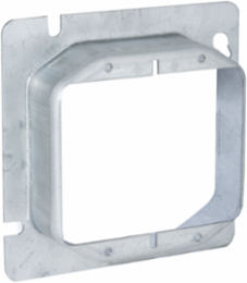 4-11/16 Inch Square Cover, 2-Device, 1-1/4 Inch Raised, Steel, 20.5 cu. in. Capacity