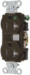 Hospital Grade Tamper Resistant Duplex Receptacle, 20A 125V, 3-Wire