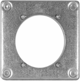 4 in. Square Cover, Surface Cover 3/8 in., 4.6 Cu. In., for 2.625 in. Opening (25-Pack)