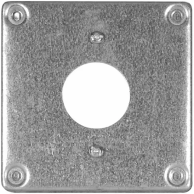 4 in. Square Cover, Surface Cover 3/8 in., 4.6 Cu. In., for 1.40 in. Opening (25-Pack)
