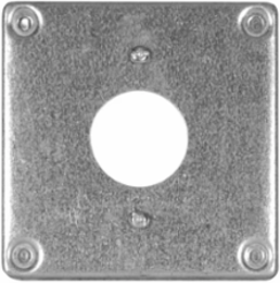 4 in. Square Cover, Surface Cover 3/8 in., 4.6 Cu. In., for 1.40 in. Opening (25-Pack)