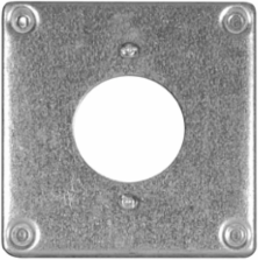 4 in. Square Cover, Surface Cover 3/8 in., 4.6 Cu. In., for 1.625 in. Opening (25-Pack)