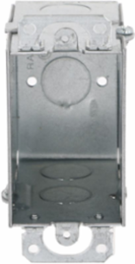 3 Inch x 2 Inch Gangable Switch Box, 3-1/2 Inch Deep, 9 Knockouts, 18 cu.in Capacity