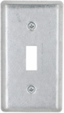 4 Inch x 2 Inch Handy Box Cover, Toggle Switch, Gray, cULus Listed