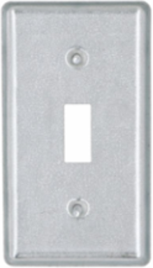 4 Inch x 2 Inch Handy Box Cover, Toggle Switch, Gray, cULus Listed