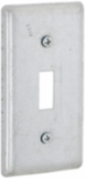 4 Inch x 2 Inch Handy Box Cover, Toggle Switch, Gray, cULus Listed