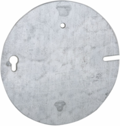 Concrete Ring Cover, Flat, 4-1/2 Inch Diameter, UL Listed