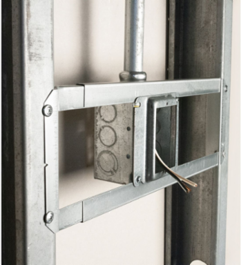 Adjustable Open Box Mounting Bracket for 4" and 4-11/16" Boxes, UL Listed