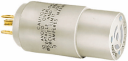 NEMA 5-15P to 15A Locking Adapter, 2-Pole, 15 A, Thermoplastic