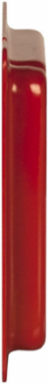 Life Safety Square Adapter Ring 4-11/16 Inch x 4 Inch, 5/8 Inch Raised, Red