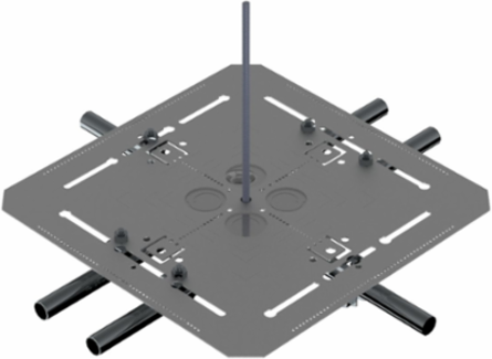 Flat Box/Conduit Support Plate, 12 inches