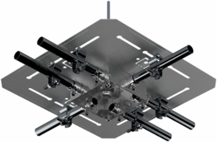 Flat Box/Conduit Support Plate, 12 inches