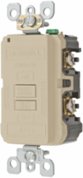20A Arc Fault Receptacle Ivory, 3.298 Inch Width
