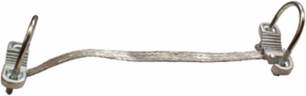 14 Inch Bonding Jumper for Rigid/IMC/EMT Conduits, Hub Size 5"-6", Zinc Alloy