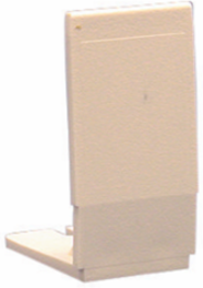 Advanced Multimedia Outlet Bracket Blank, 2.7 Inch Width, Light Almond/Office White